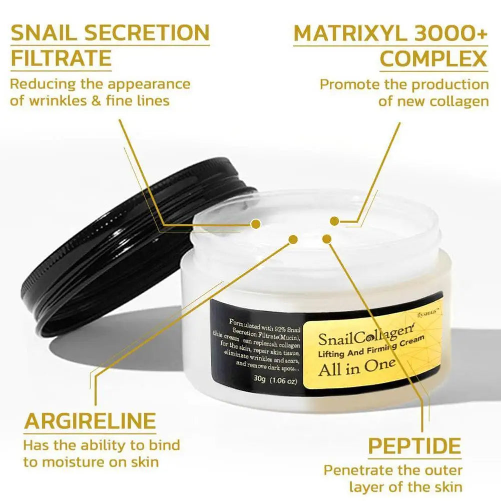Snail Collagen Face Cream & Repair Essence – Lifting & Hydrating Care