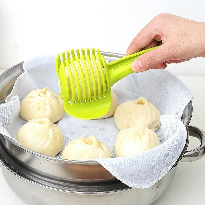 Stainless Steel Handheld Orange, Lemon, Tomato & Onion Slicer