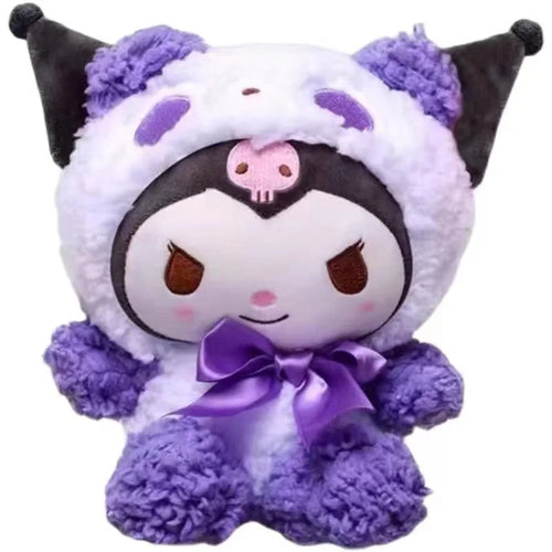Sanrio 25cm Plush Toy – Kuromi & Cinnamoroll Soft Stuffed Doll Pillow for Kids