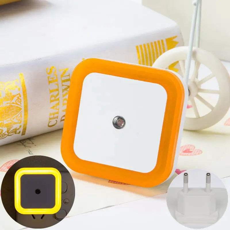 Wireless LED Night Light – Sensor Lighting Plug for Bedroom, Kids Room, Hallway & Decor