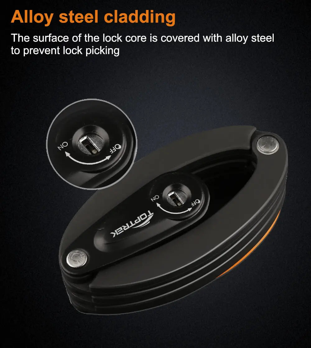 Foldable Bicycle Lock – High Security Anti-Theft Bike Accessory