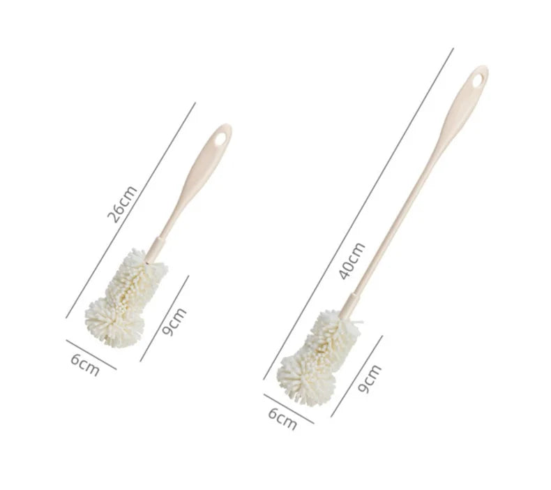 Long Handle Sponge Cup Brush – Bottle & Glass Cleaner Tool