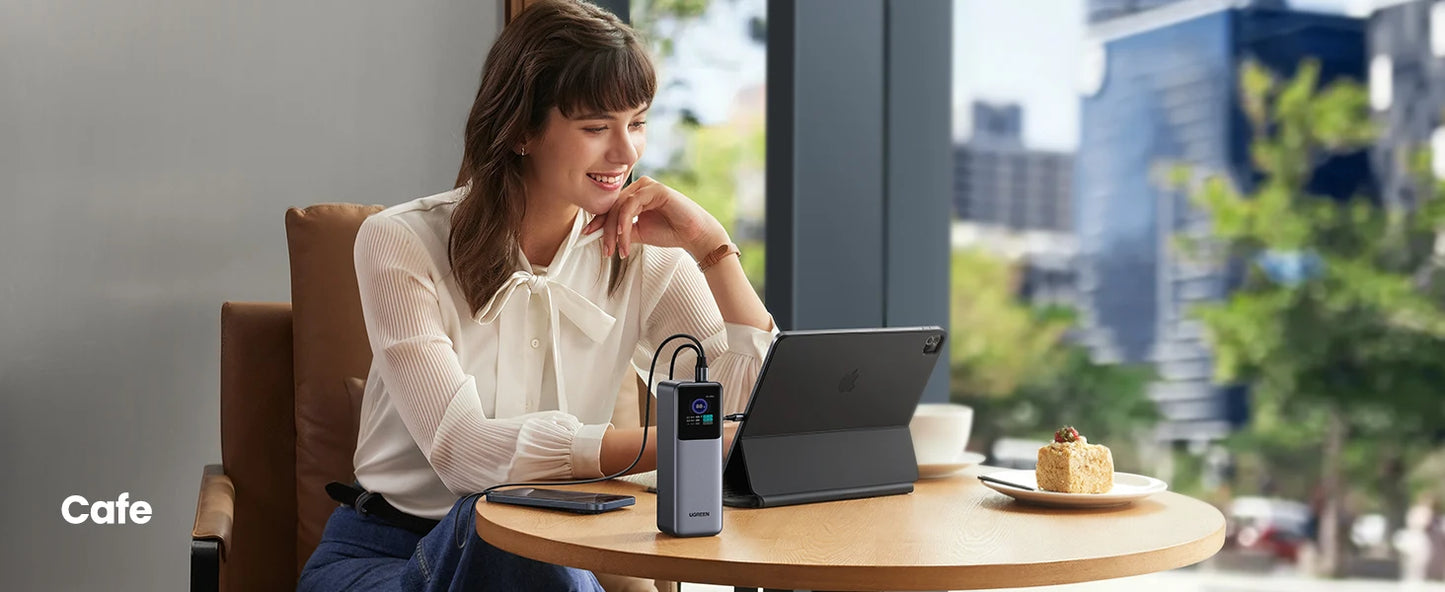 Cartmela 200W 25000mAh Power Bank – PD Fast Charging for Laptops