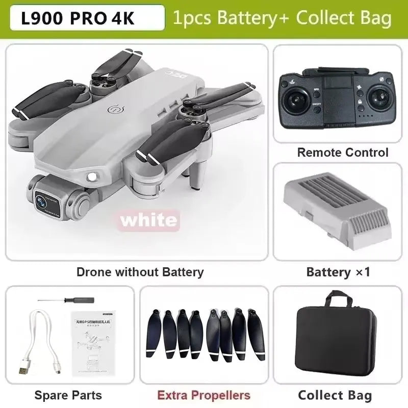 Cartmela L900 Pro SE 4K GPS Drone – Foldable 5G FPV Quadcopter