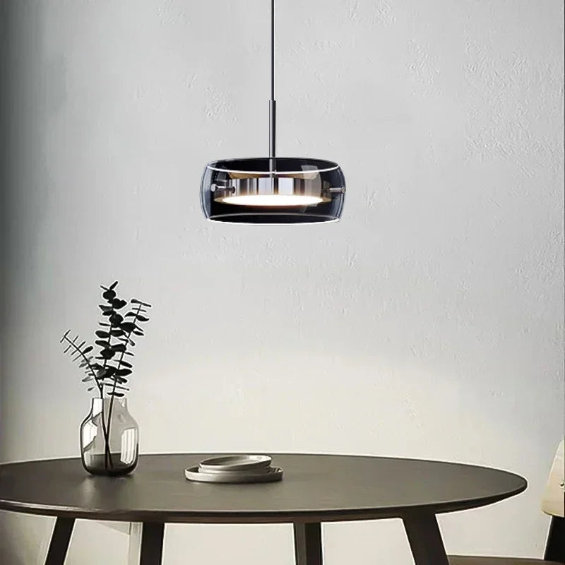Cartmela Modern LED Glass Pendant Light