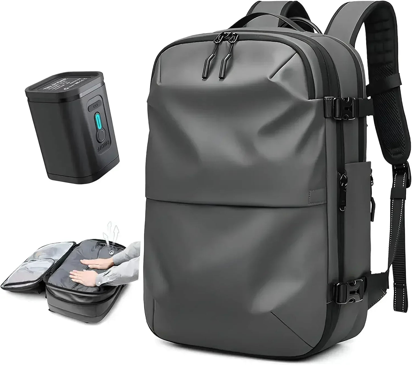 Cartmela 60L Vacuum Compression Backpack with Pump