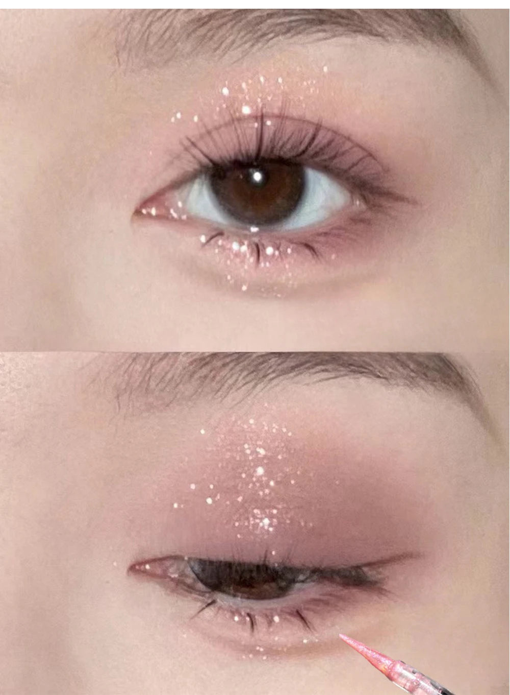 Liquid Shimmer Eyeshadow – Fine Glitter Highlight for Bold Looks