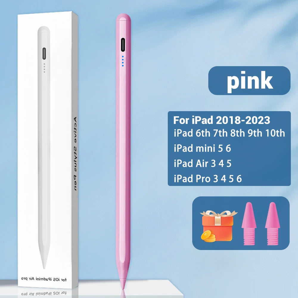 Stylus Pen for iPad – Palm Rejection & Power Display Compatible