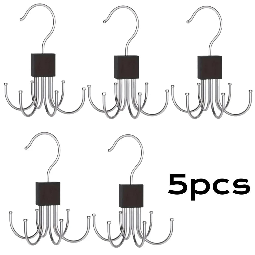 360° Rotating Storage Hanger Hook for Bras, Scarves, Ties & Accessories