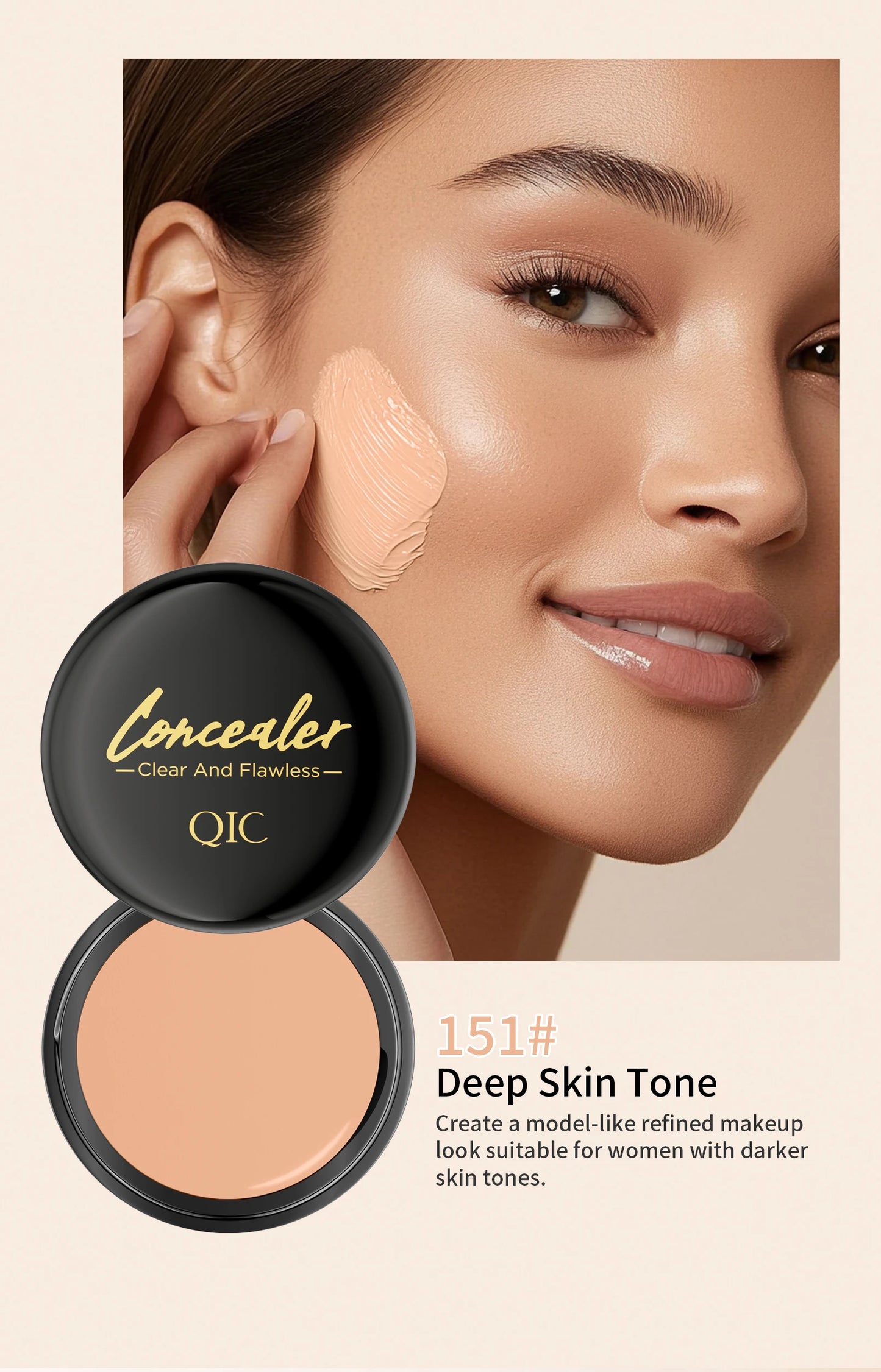Waterproof Full Coverage Concealer for Scars, Tattoos & Blemishes