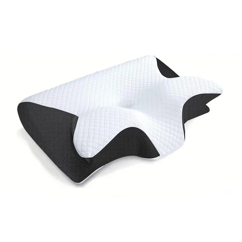 2-in-1 Memory Foam Cervical Pillow | Ergonomic Orthopedic Support