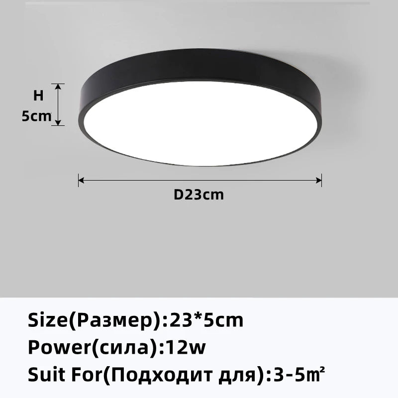 Modern Rectangle LED Ceiling Light – Creative Living Room Fixture