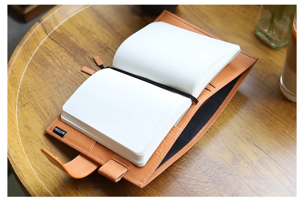 A6 Plus Leather Notebook Cover – Full Grain Vegetable Tanned