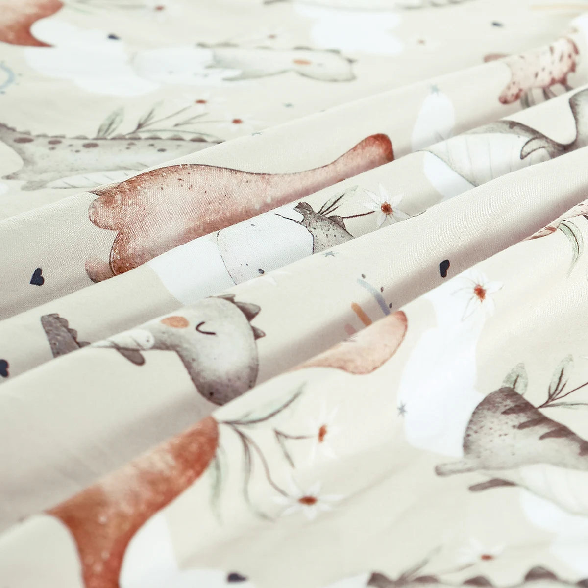 Happy Flute Cartoon Baby Bed Sheet – Soft, Breathable 70×130cm