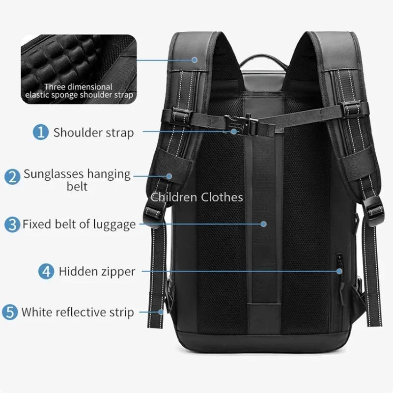Cartmela 60L Vacuum Compression Backpack with Pump