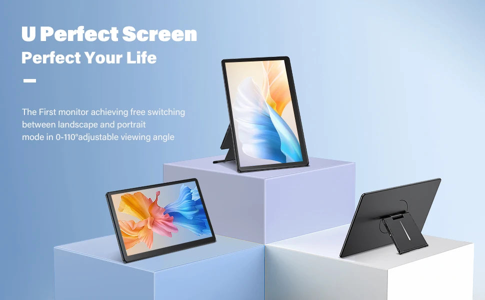 UPERFECT 1080P Touchscreen Portable Monitor for Laptop & Gaming