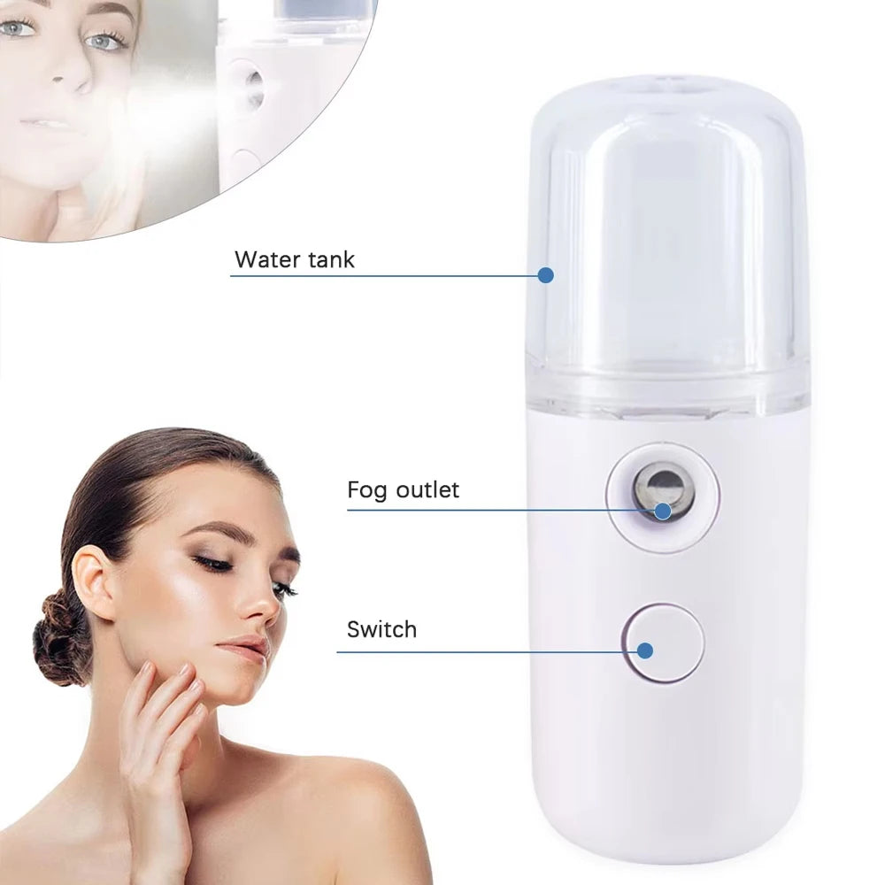 30ml Mini Portable Rechargeable Cool Mist Humidifier