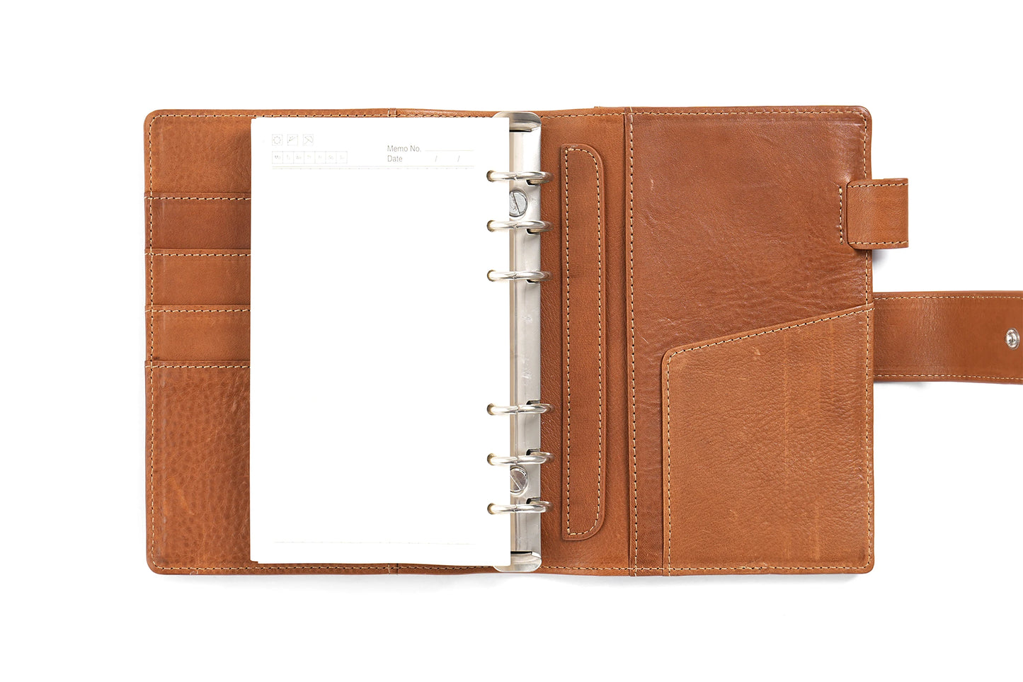 Elite Personal Size Rings Planner – Vegetable Tanned Leather, 25mm Rings
