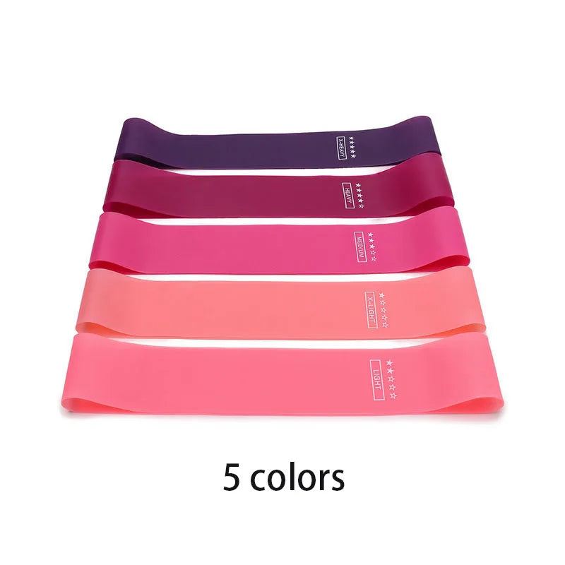 5PCS Resistance Bands Set – Elastic Fitness Bands for Yoga & Workout