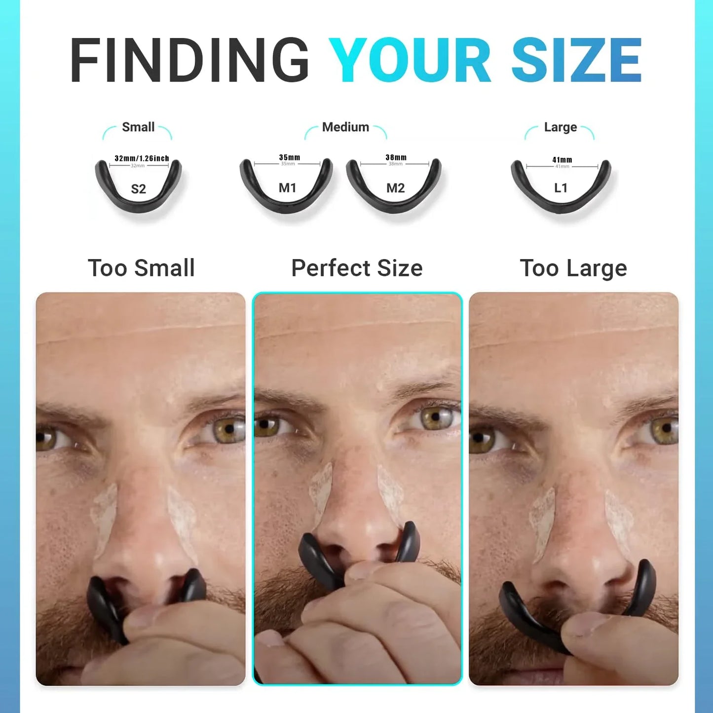 15 Pairs Magnetic Nasal Breathing Dilators Kit