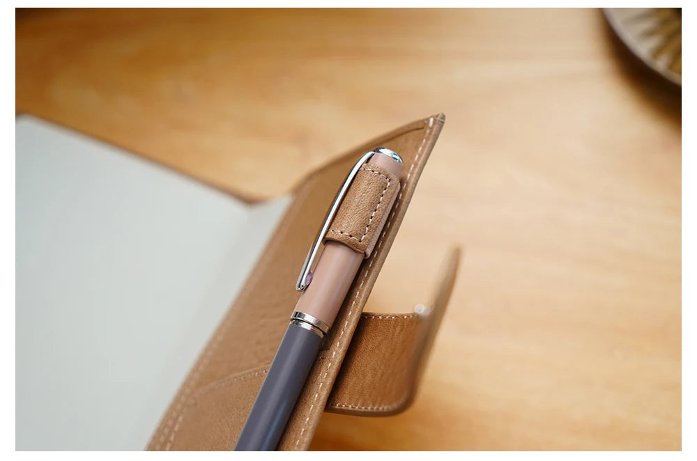 A6 Plus Leather Notebook Cover – Full Grain Vegetable Tanned
