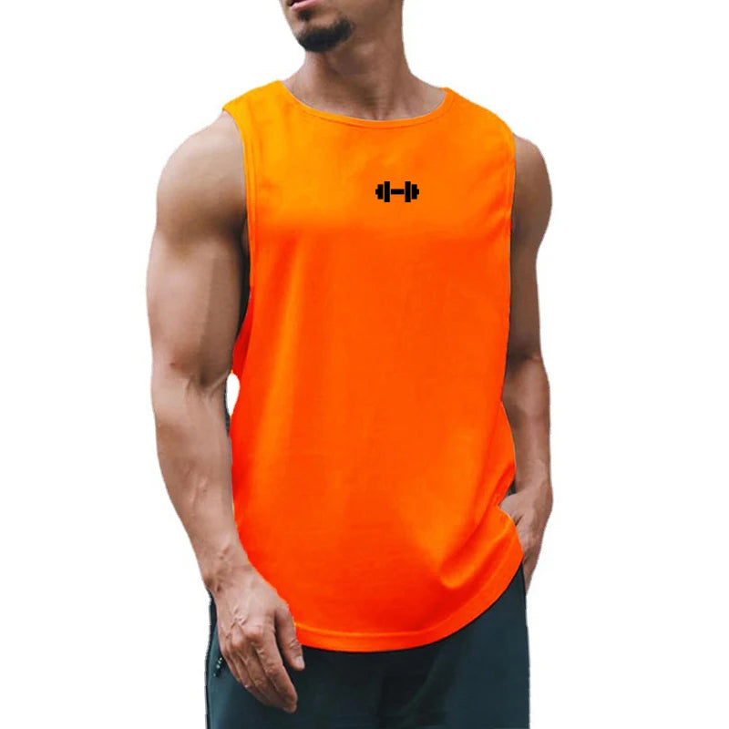 Men's Gym Tank Top – Quick-Dry Sleeveless Workout Shirt