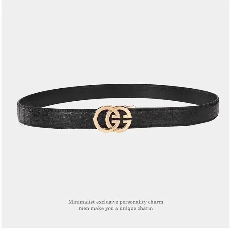 Genuine Leather Men’s Automatic Belt
