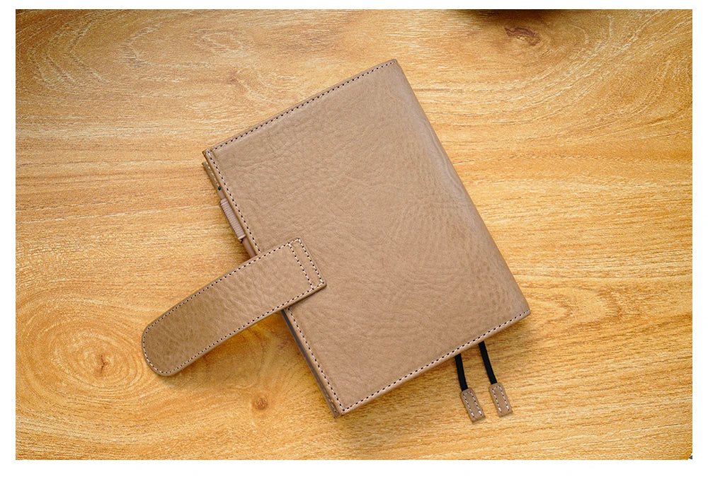 A6 Plus Leather Notebook Cover – Full Grain Vegetable Tanned