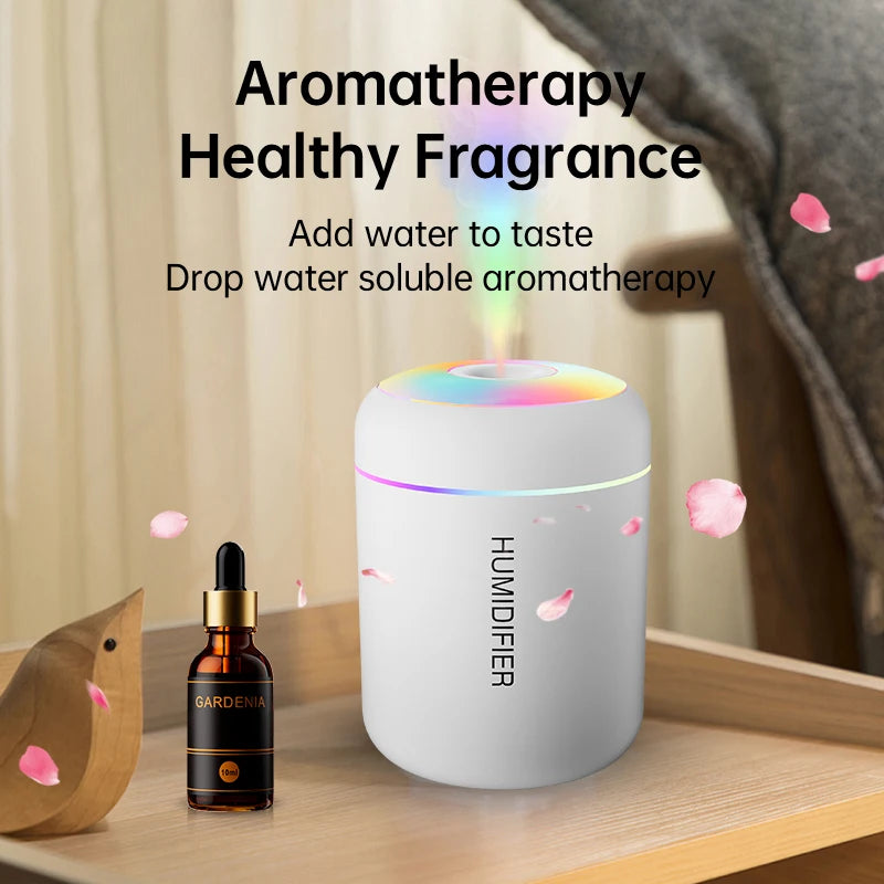 180ML Mini USB Air Humidifier – Essential Oil Aroma Diffuser