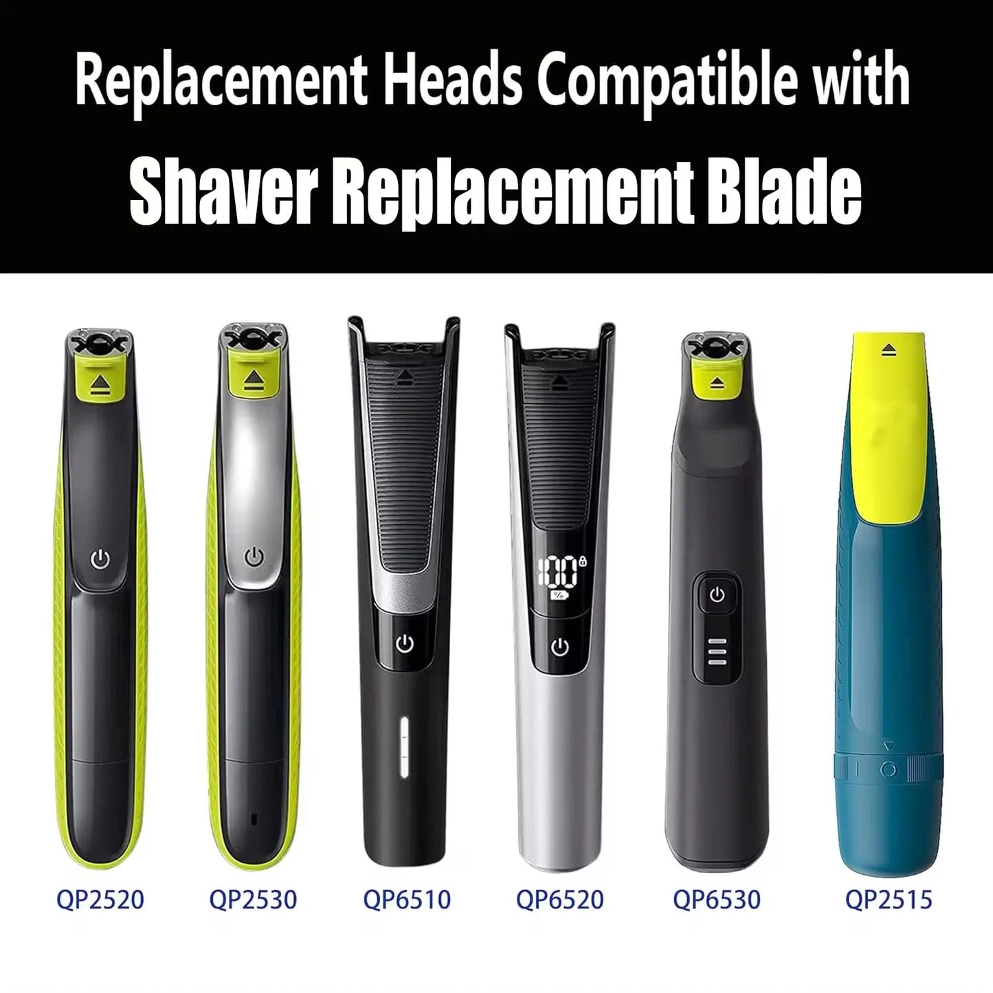 Replacement Blade for OneBlade – Compatible Hair & Beard Trimmer Head