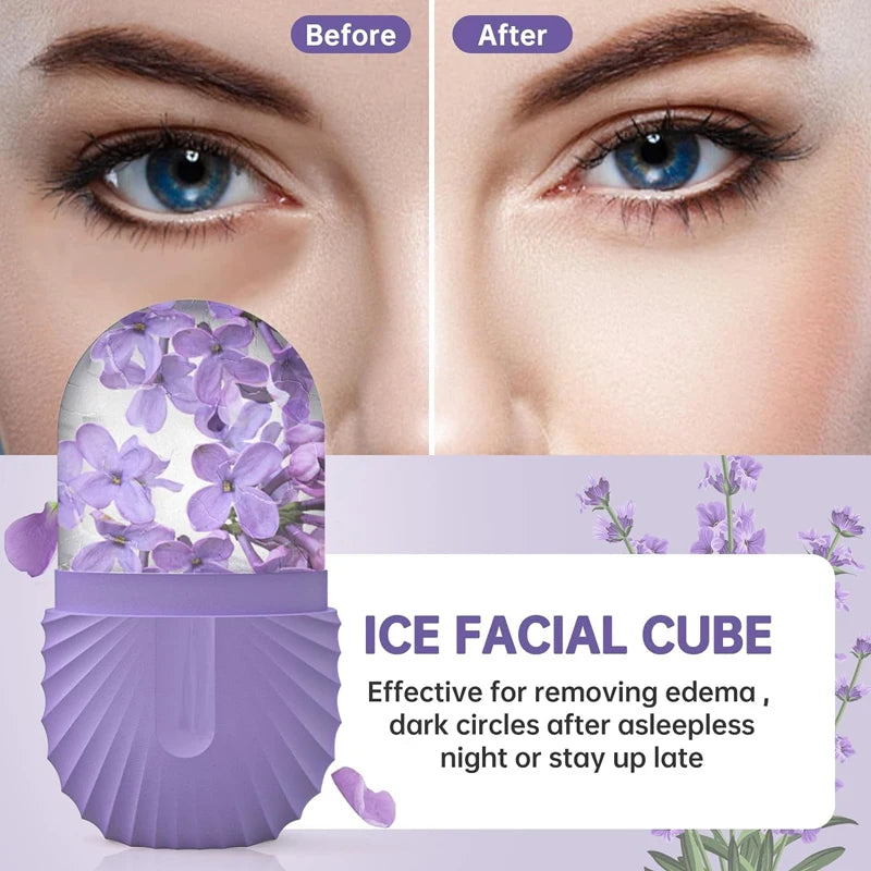 Silicone Ice Face Roller – Puffiness & Pore-Reducing Facial Tool