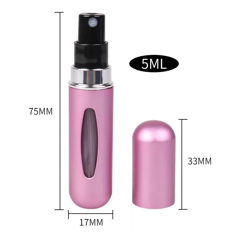 5ml Portable Perfume Refill Bottle – Travel Spray Atomizer