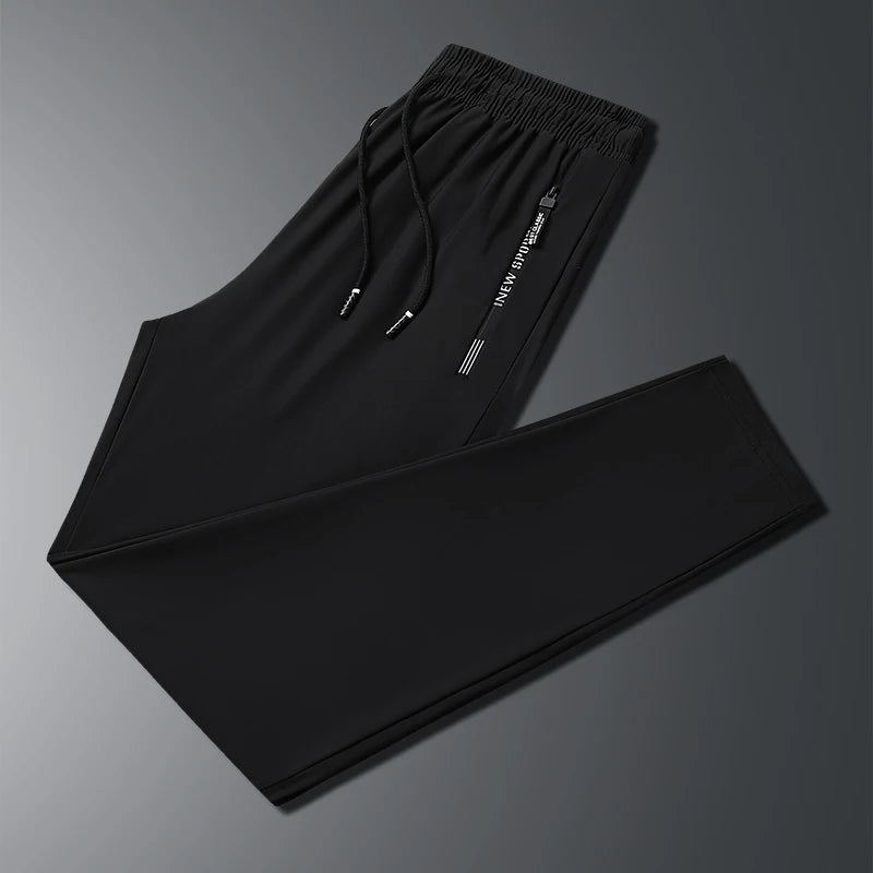 Cartmela Korean‑Style Ice Silk Jogger Pants