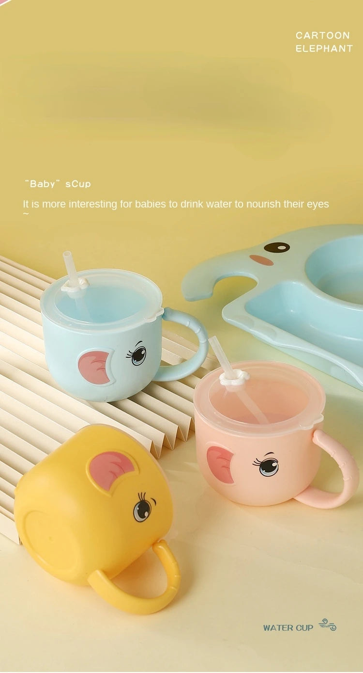 Cartmela Cartoon Elephant Baby Training Cup