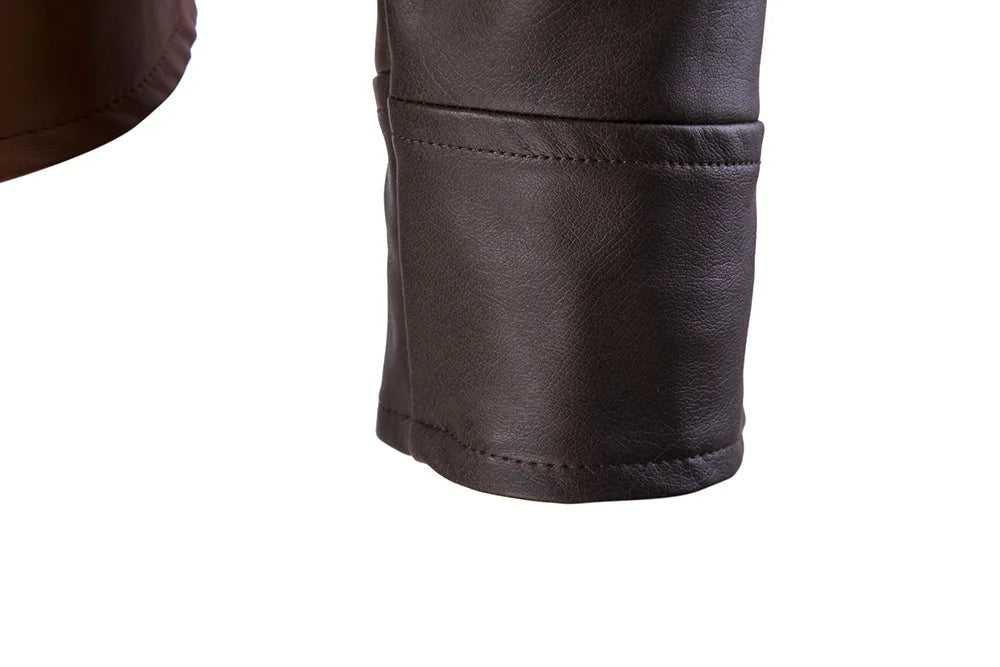 Cartmela Wolverine-Inspired Men’s PU Leather Jacket