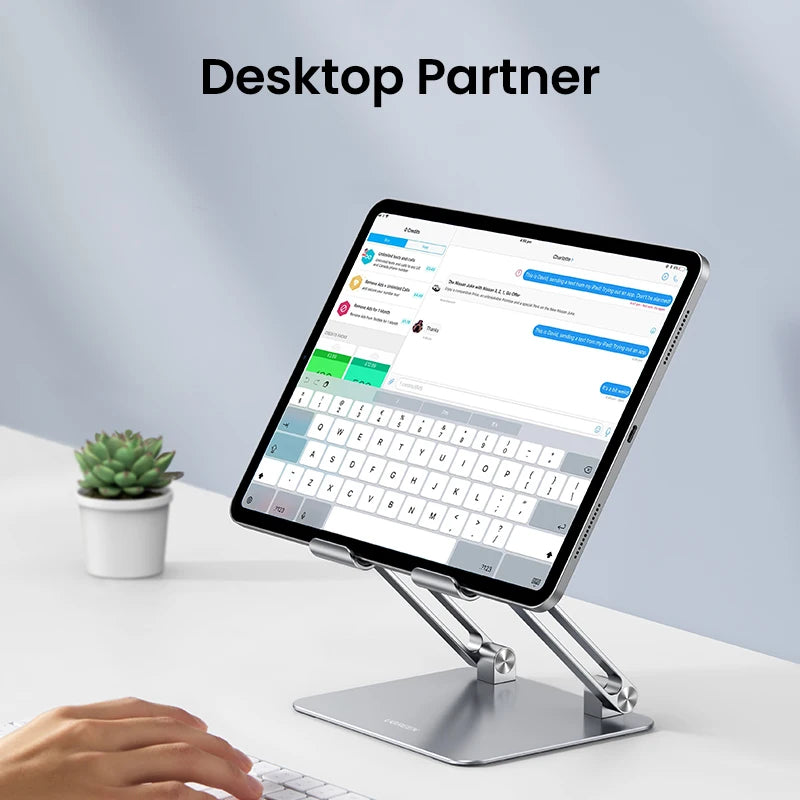 Aluminum Tablet & Phone Stand – Adjustable Holder for Desk