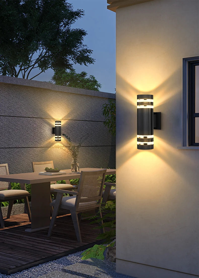 Outdoor Waterproof Street Wall Light – LED E27 Bulb Fixture