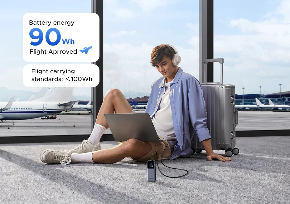 Cartmela 200W 25000mAh Power Bank – PD Fast Charging for Laptops