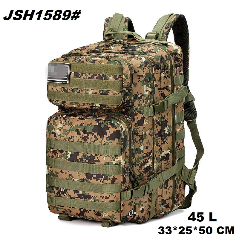 Tactical Backpack – Small Gym, Travel & Hiking Bag with Molle System