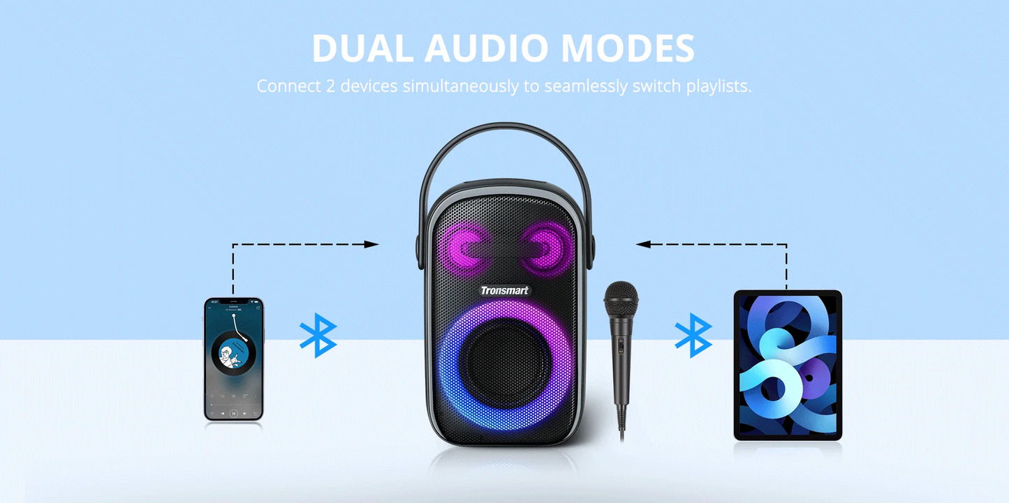 Tronsmart Halo Series Bluetooth Speaker – 3-Way Party Sound System