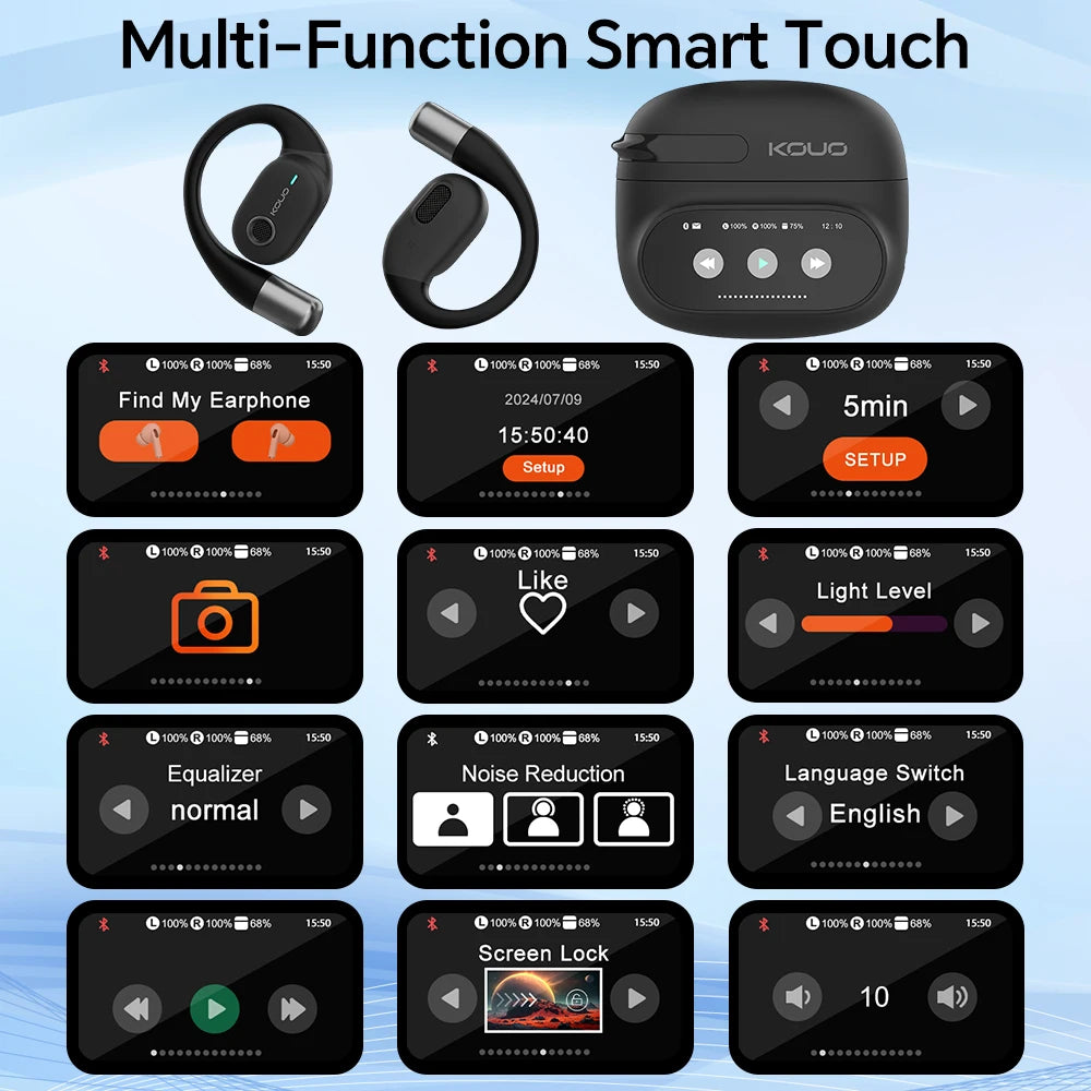 164-Language Instant Translation Wireless Bluetooth Earbuds