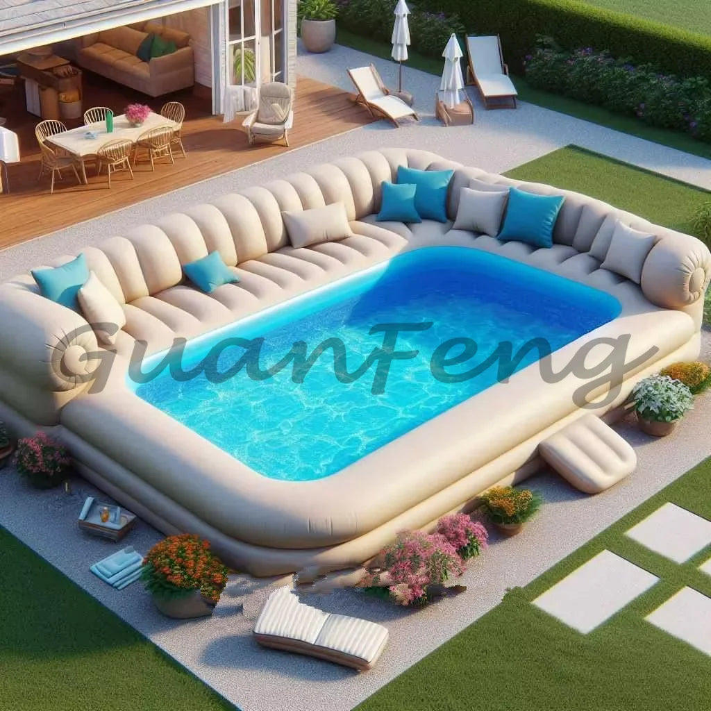 Cartmela Customized Inflatable Pool with Sofa