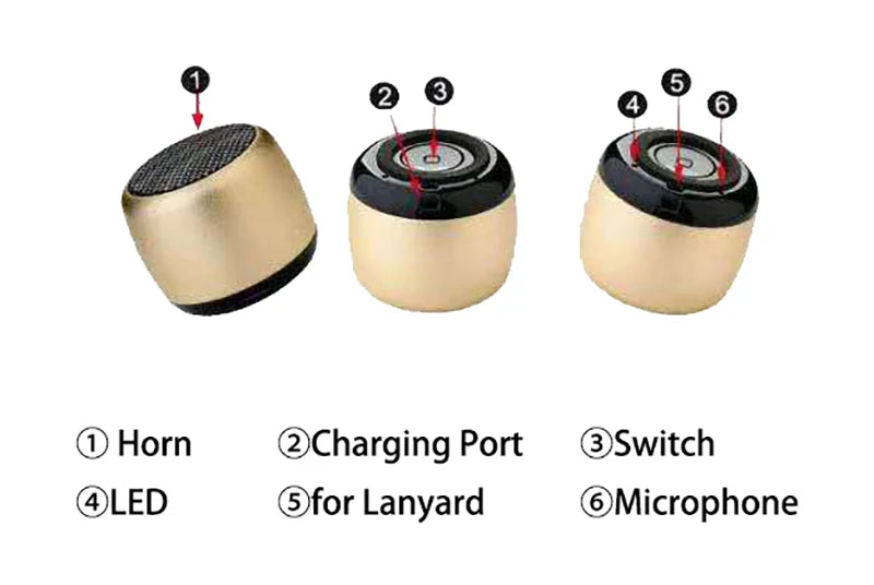 Cartmela TWS Mini Bluetooth Speaker