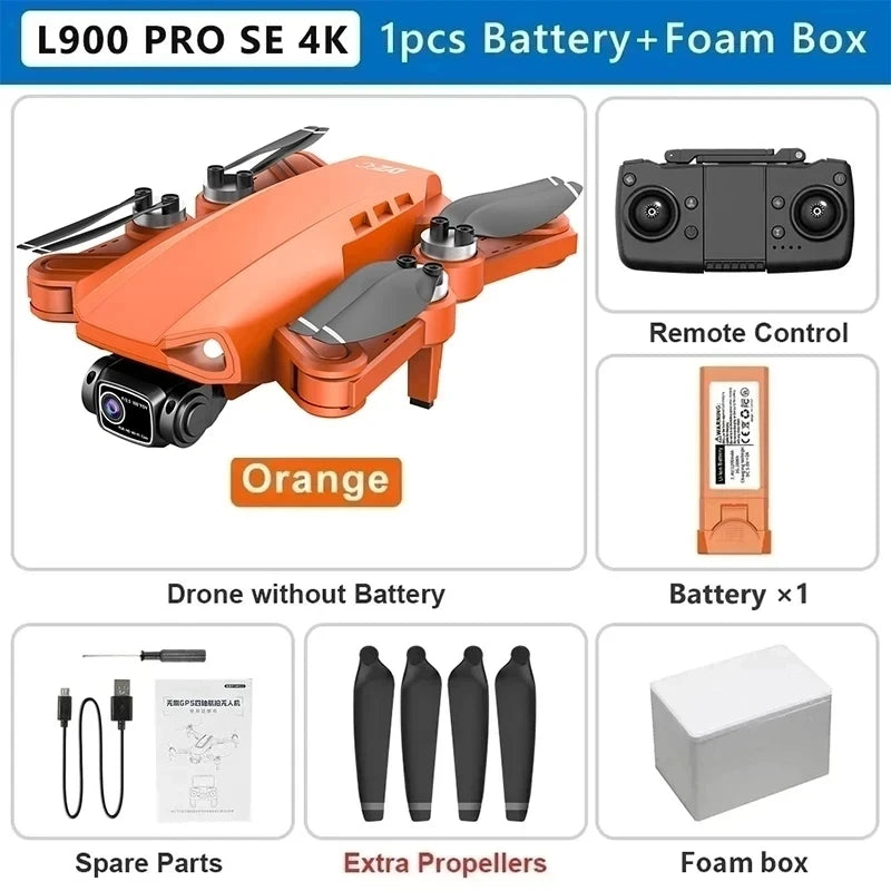 Cartmela L900 Pro SE 4K GPS Drone – Foldable 5G FPV Quadcopter