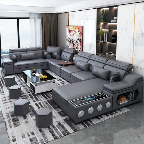 Cartmela Modern Sectional Sofa with Chaise Lounge