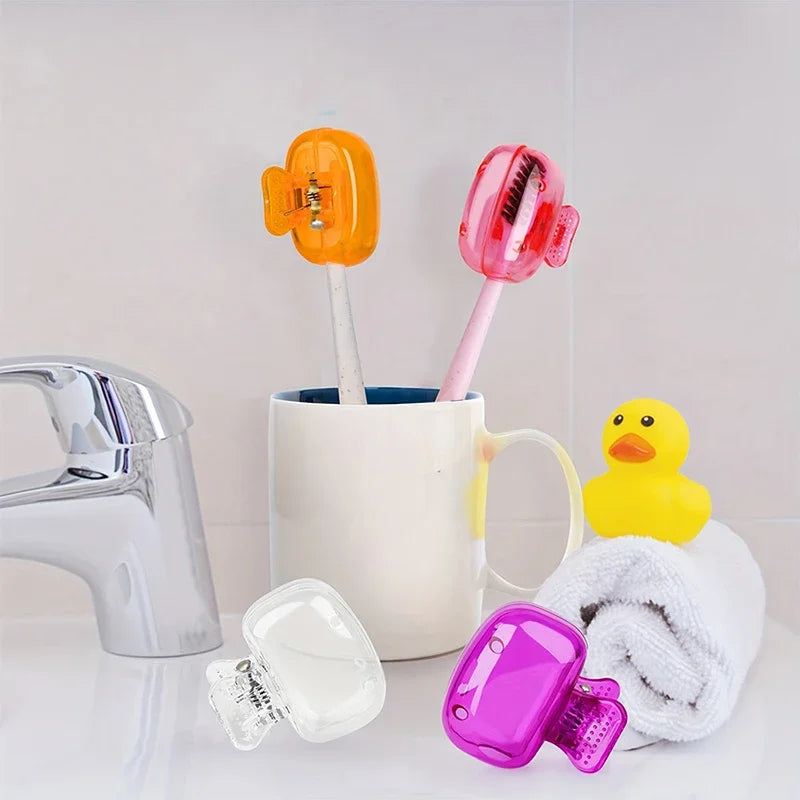 Travel Toothbrush Head Covers–Protective Cap for Household & Travel Use