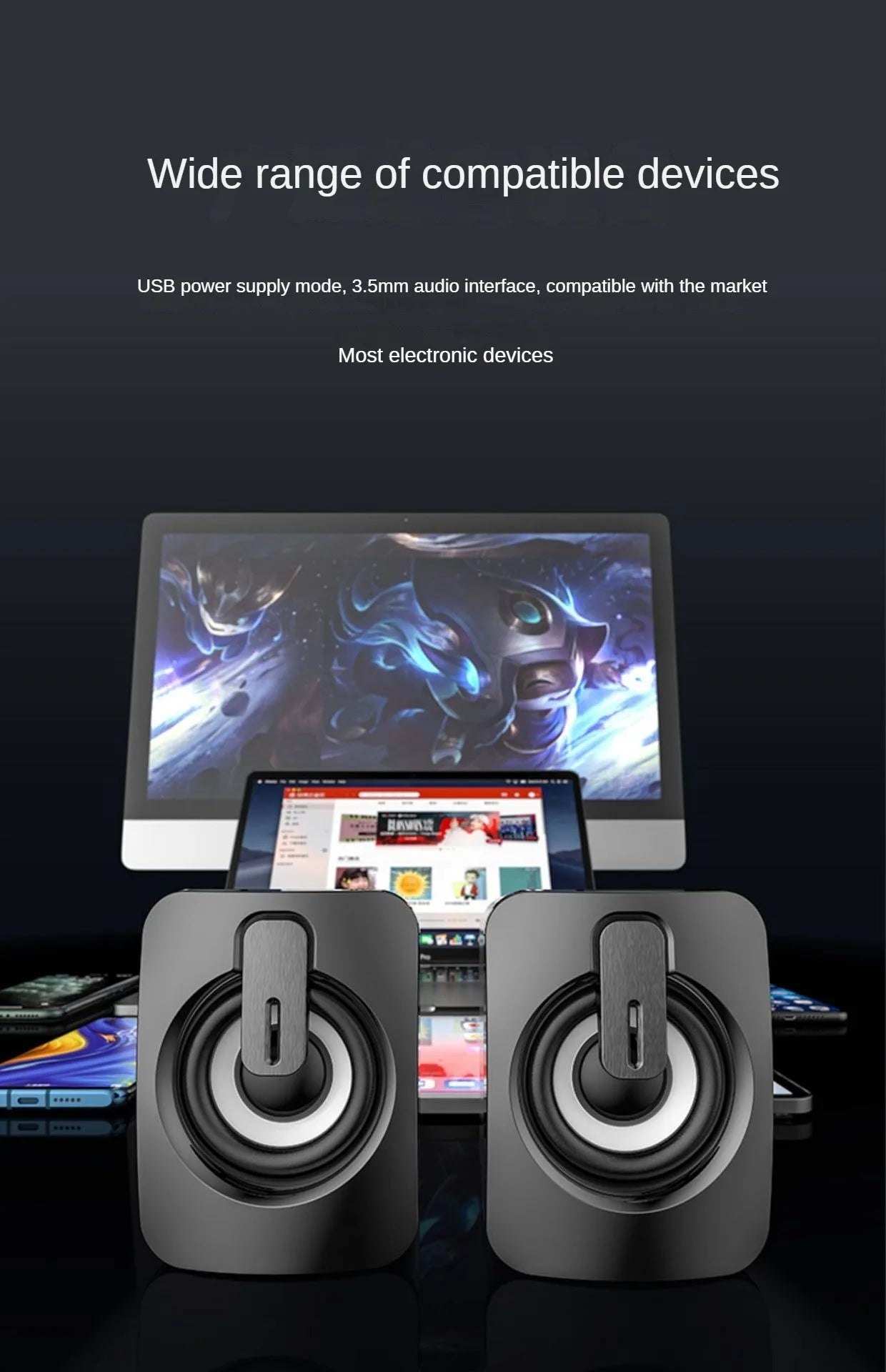 Cartmela USB Wired PC Speaker