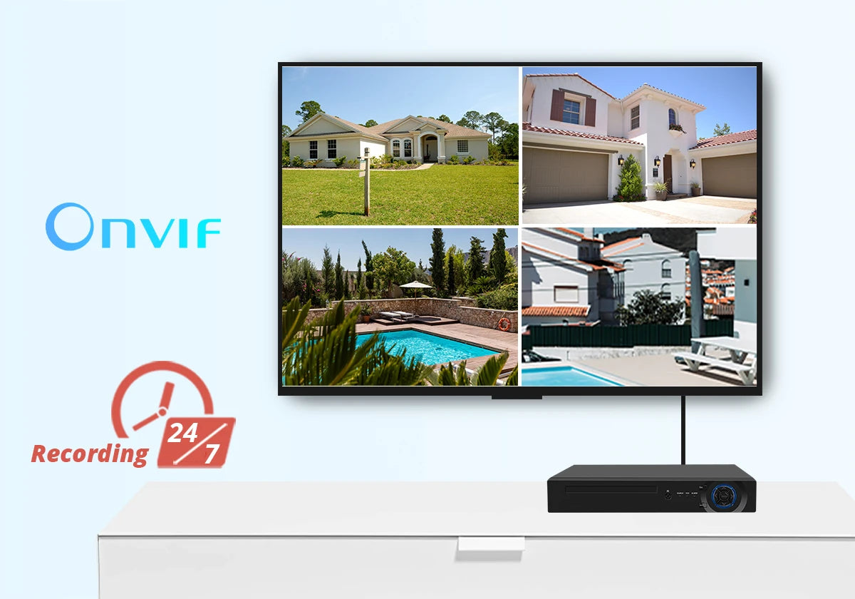 8MP 4K WiFi Wireless Outdoor IP Camera – AI Human Detection CCTV