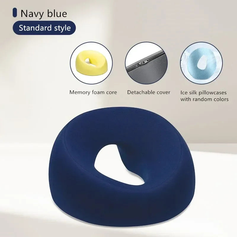 Face Down Memory Foam Pillow – Prone Nap & Massage Headrest