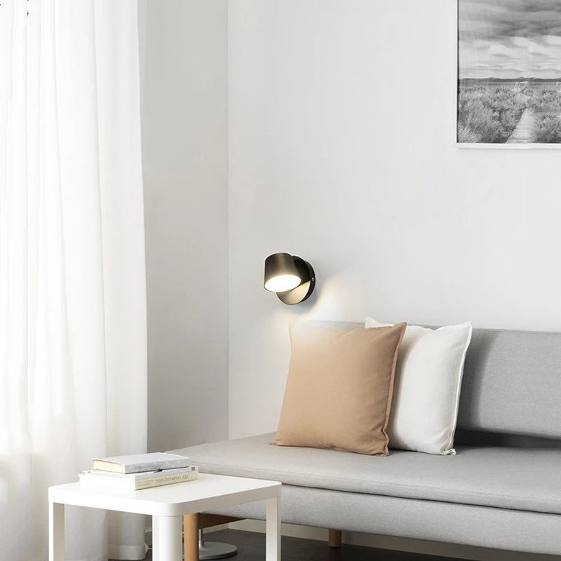 Indoor 8W LED Rotating Wall Light – Ceiling Mounted Reading Lamp